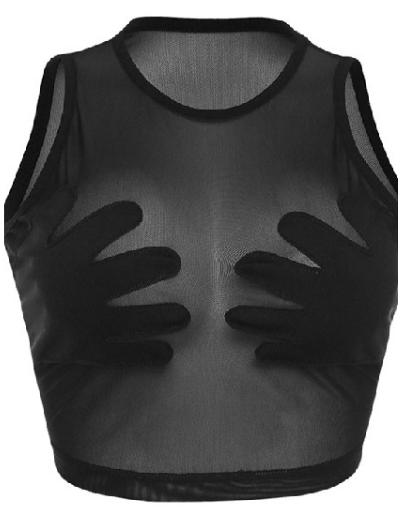 Touch My Body Mesh Top
